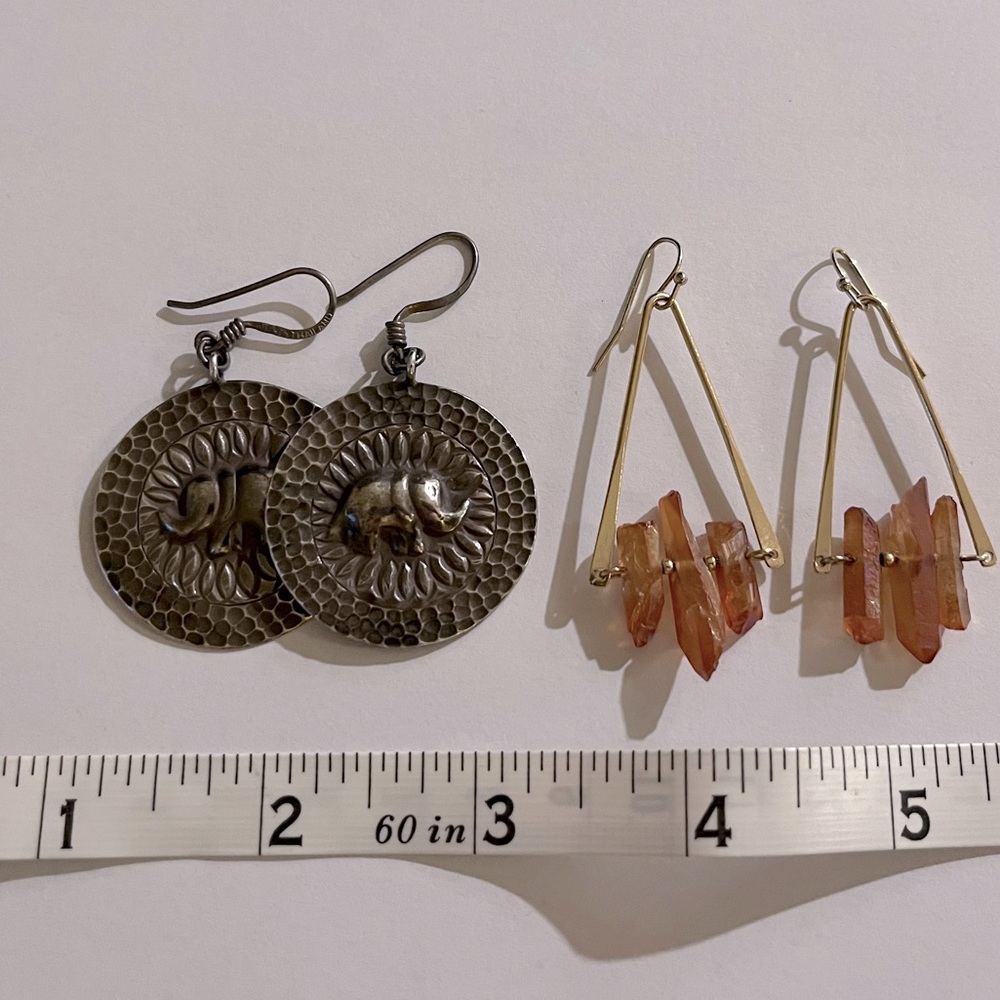 Sterling silver earrings